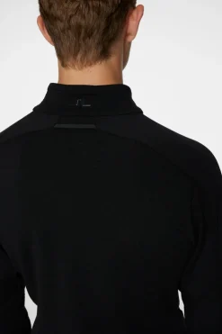Ski|Base & Mid Layers<J.Lindeberg High Grounds Merino Mid Layer Black