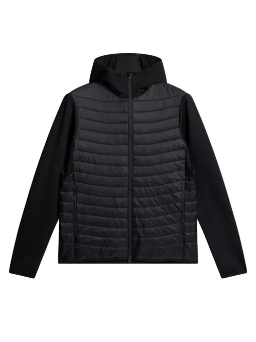 Jackets<J.Lindeberg Holden Quilt Hybrid Hood Black