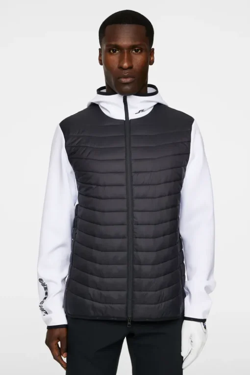 Golf|Ski<J.Lindeberg Holden Quilt Hybrid Hood White