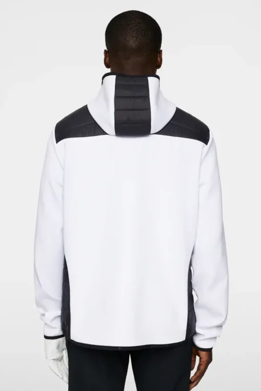 Golf|Ski<J.Lindeberg Holden Quilt Hybrid Hood White