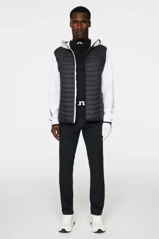 Golf|Ski<J.Lindeberg Holden Quilt Hybrid Hood White
