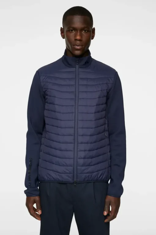 Golf|Ski<J.Lindeberg Holden Quilt Hybrid Jacket JLNavy