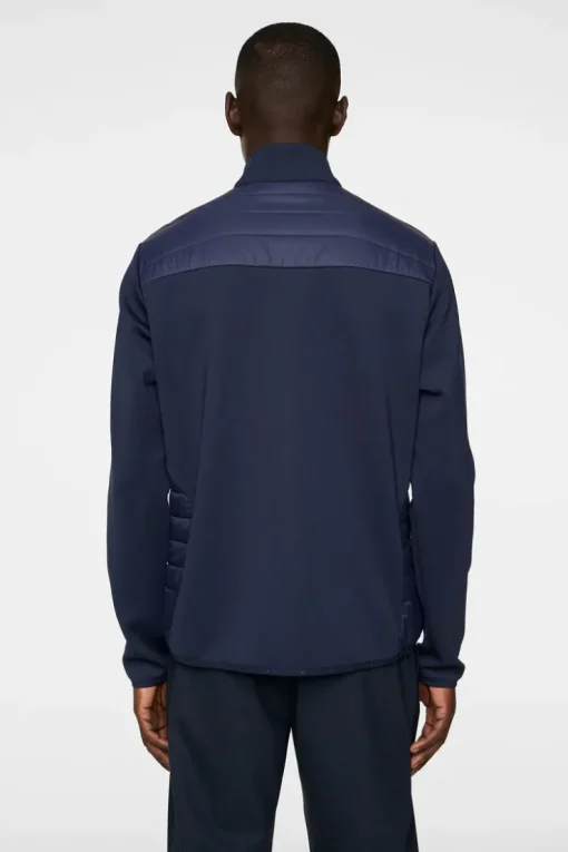 Golf|Ski<J.Lindeberg Holden Quilt Hybrid Jacket JLNavy