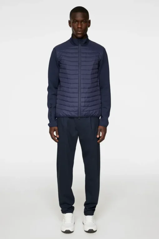 Golf|Ski<J.Lindeberg Holden Quilt Hybrid Jacket JLNavy