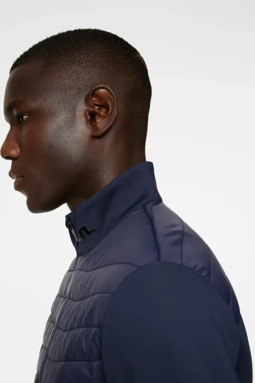 Golf|Ski<J.Lindeberg Holden Quilt Hybrid Jacket JLNavy