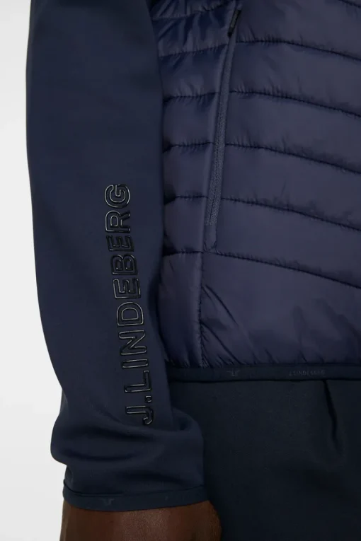 Golf|Ski<J.Lindeberg Holden Quilt Hybrid Jacket JLNavy