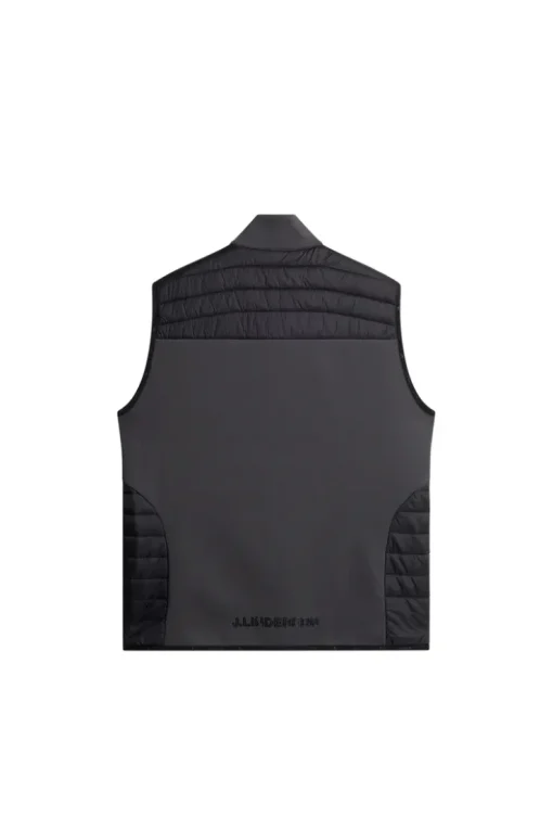 Golf|Ski<J.Lindeberg Holden Quilt Hybrid Vest Asphalt