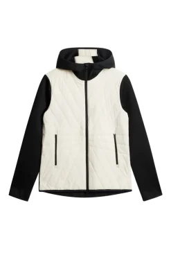 Golf|Ski<J.Lindeberg Holma Quilt Hybrid Hood WhisperWhite