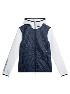 Golf|Ski<J.Lindeberg Holma Quilt Hybrid Hood JLNavy