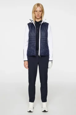 Golf|Ski<J.Lindeberg Holma Quilt Hybrid Hood JLNavy