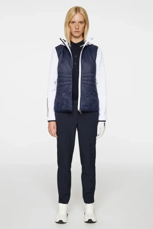 Golf|Ski<J.Lindeberg Holma Quilt Hybrid Hood JLNavy