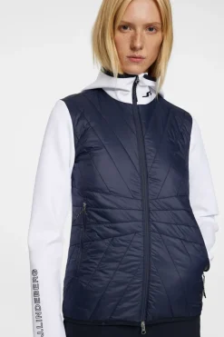 Golf|Ski<J.Lindeberg Holma Quilt Hybrid Hood JLNavy