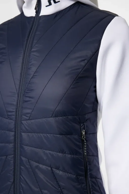 Golf|Ski<J.Lindeberg Holma Quilt Hybrid Hood JLNavy