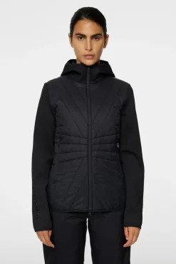 Golf|Ski<J.Lindeberg Holma Quilt Hybrid Hood Black
