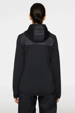Golf|Ski<J.Lindeberg Holma Quilt Hybrid Hood Black