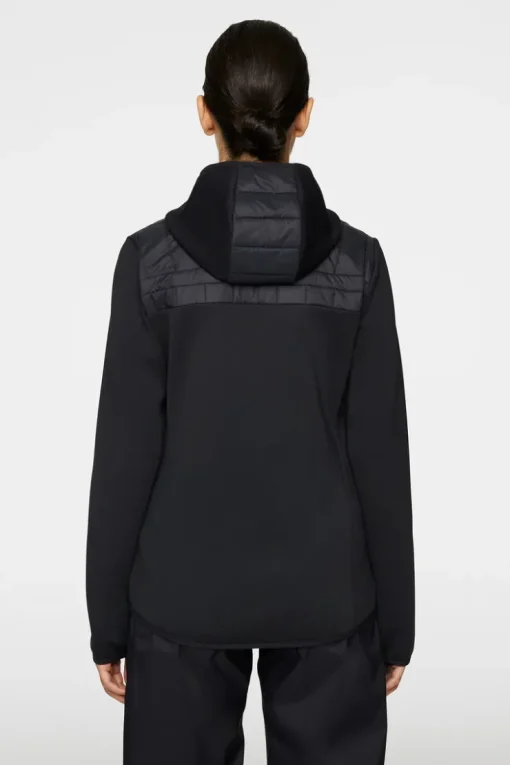 Golf|Ski<J.Lindeberg Holma Quilt Hybrid Hood Black