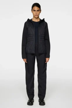 Golf|Ski<J.Lindeberg Holma Quilt Hybrid Hood Black