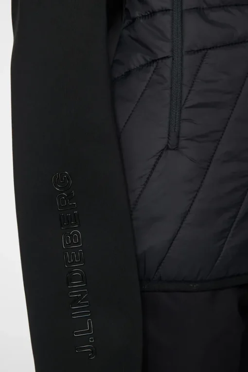 Golf|Ski<J.Lindeberg Holma Quilt Hybrid Hood Black