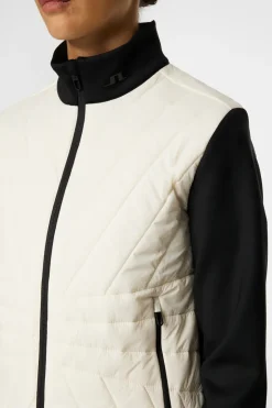 Golf|Ski<J.Lindeberg Holma Quilt Hybrid Jacket WhisperWhite