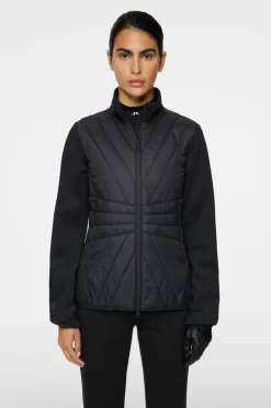 Golf|Ski<J.Lindeberg Holma Quilt Hybrid Jacket Black