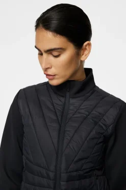 Golf|Ski<J.Lindeberg Holma Quilt Hybrid Jacket Black