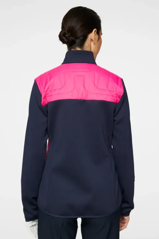Golf|Ski<J.Lindeberg Holma Quilt Hybrid Jacket PinkPeacock