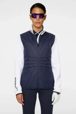Golf|Ski<J.Lindeberg Holma Quilt Hybrid Jacket JLNavy