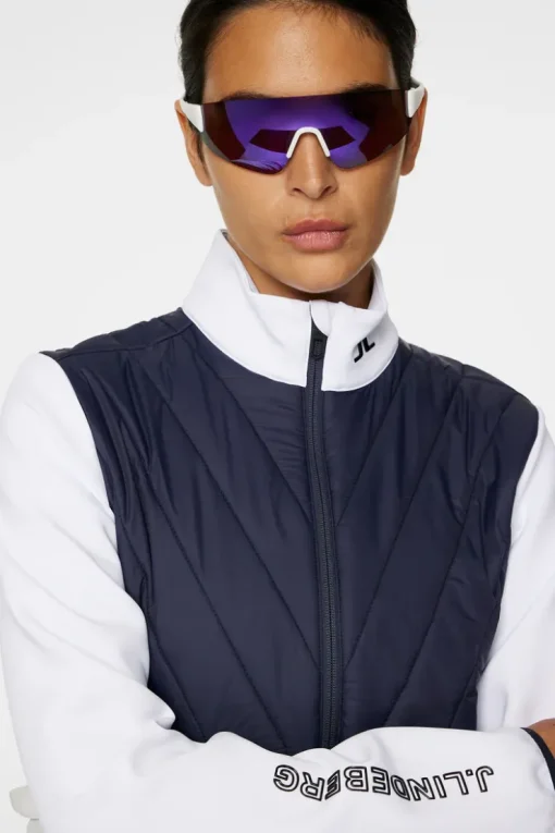 Golf|Ski<J.Lindeberg Holma Quilt Hybrid Jacket JLNavy