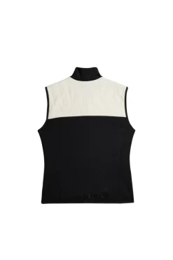 Golf|Ski<J.Lindeberg Holma Quilt Hybrid Vest WhisperWhite