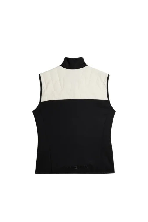 Golf|Ski<J.Lindeberg Holma Quilt Hybrid Vest WhisperWhite