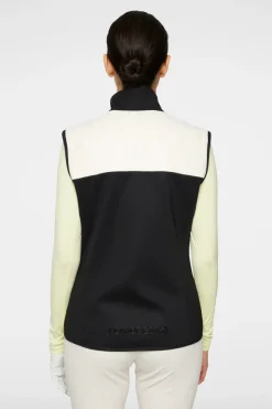 Golf|Ski<J.Lindeberg Holma Quilt Hybrid Vest WhisperWhite