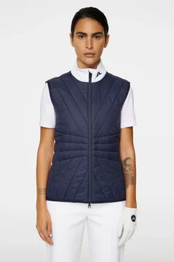 Golf|Ski<J.Lindeberg Holma Quilt Hybrid Vest JLNavy