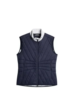 Golf|Ski<J.Lindeberg Holma Quilt Hybrid Vest JLNavy