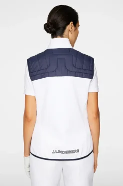 Golf|Ski<J.Lindeberg Holma Quilt Hybrid Vest JLNavy