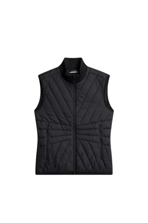 Golf|Ski<J.Lindeberg Holma Quilt Hybrid Vest Black