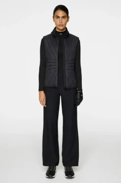 Golf|Ski<J.Lindeberg Holma Quilt Hybrid Vest Black