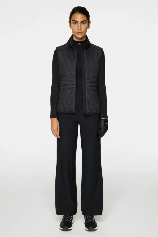 Golf|Ski<J.Lindeberg Holma Quilt Hybrid Vest Black