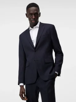Suits & Tailoring|Blazers<J.Lindeberg Hopper U Active Hopsack JLNavy