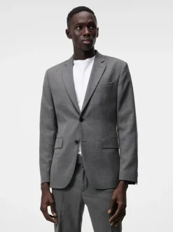 Suits & Tailoring|Blazers<J.Lindeberg Hopper U Active Hopsack GreyMelange