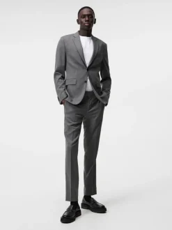Suits & Tailoring|Blazers<J.Lindeberg Hopper U Active Hopsack GreyMelange