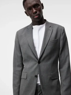 Suits & Tailoring|Blazers<J.Lindeberg Hopper U Active Hopsack GreyMelange