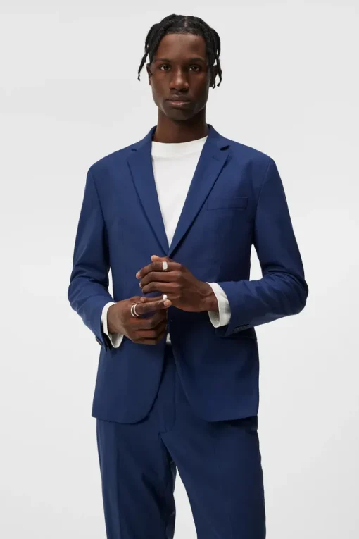 Suits & Tailoring|Blazers<J.Lindeberg Hopper U Bi Stretch Blazer BlueIndigo