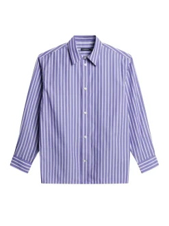 Tops|Shirts<J.Lindeberg Howard Bold YD Stripe Shirt Bougainvillea