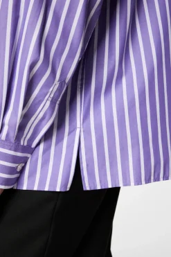 Tops|Shirts<J.Lindeberg Howard Bold YD Stripe Shirt Bougainvillea