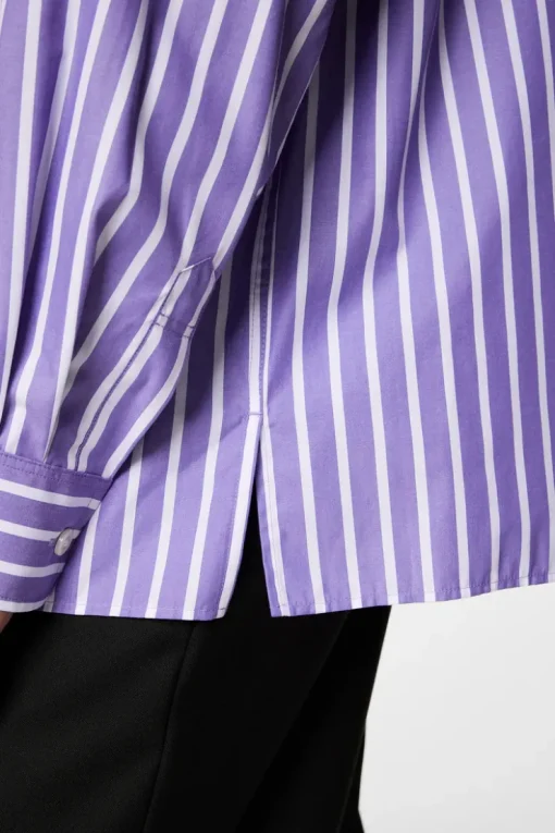 Tops|Shirts<J.Lindeberg Howard Bold YD Stripe Shirt Bougainvillea