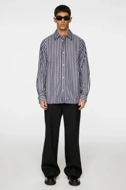 Tops|Shirts<J.Lindeberg Howard Bold YD Stripe Shirt Black