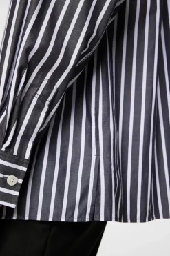 Tops|Shirts<J.Lindeberg Howard Bold YD Stripe Shirt Black