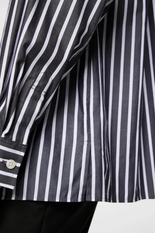 Tops|Shirts<J.Lindeberg Howard Bold YD Stripe Shirt Black