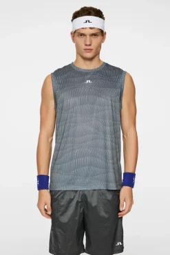 T-shirts|Tennis<J.Lindeberg Jack Sleeveless Tee ResonanceLavaSmokeL