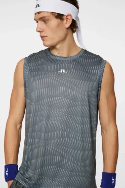 T-shirts|Tennis<J.Lindeberg Jack Sleeveless Tee ResonanceLavaSmokeL